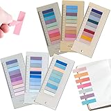 【Amplia gama de aplicaciones】las notas adhesivas pastel pueden paginar y marcar el índice con mayor claridad, ideal para el hogar, el estudio y el trabajo, se pueden aplicar para leer notas, libros, carpetas, catálogos, archivos, archivos y marcar y resaltar papel.