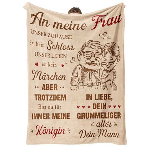 musaecoin Hochzeitstag Geschenke für Frauen Geburtstagsgeschenk für Ehefrau Geschenk Ehefrau Kuscheldecke Geschenke für Meine Frau Ich Liebe Dich Geschenke für Frauen