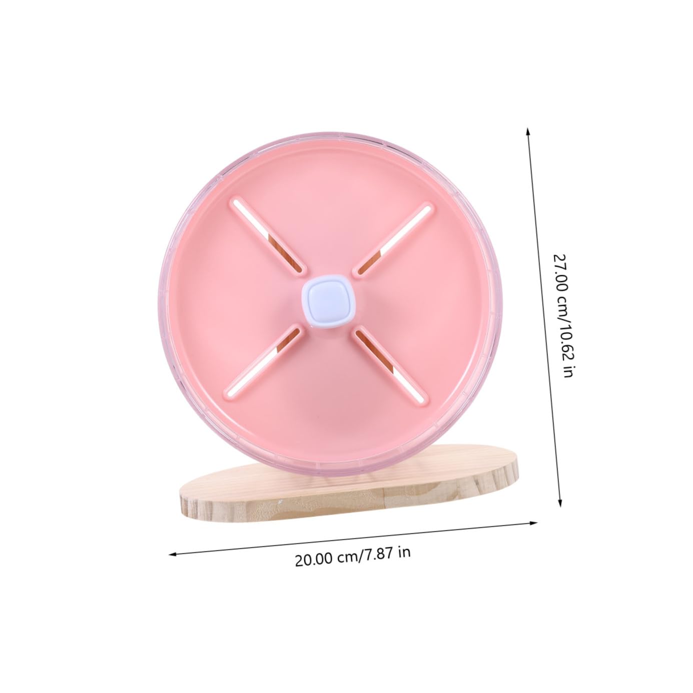 Roue Silencieuse pour Hamster avec Support Compacte et Durable pour Cage de Souris et Chinchilla Roue Dexercice pour Petits Rongeurs