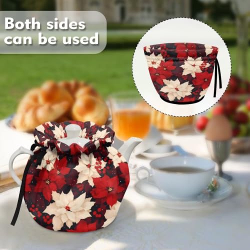 Image of Kitchen Teapot Dust Cover Keep Warm Easy to Clean Home Decor | Household Kitchen Teapot Dust Cover with Heat Retention Design Easy to Clean Keeps Teapot Clean and Tea Warm