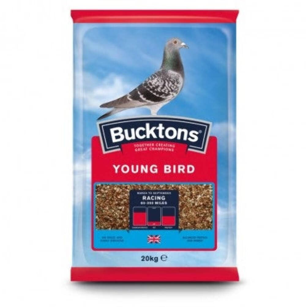 Bucktons Pigeon Young Bird 20kg, Clear