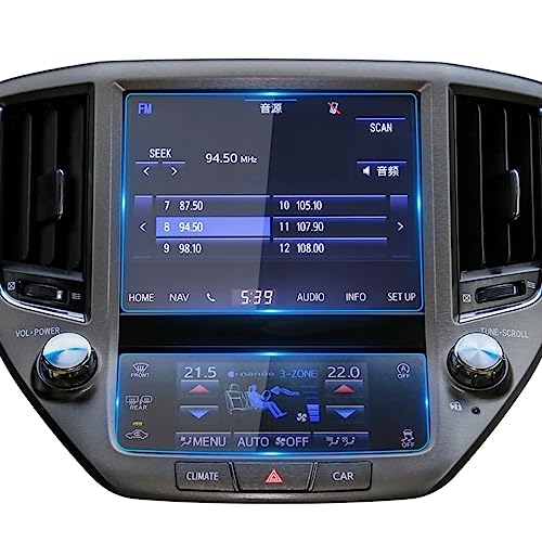 Film protecteur d'écran pour éviter les rayures de navigation Toyota Couronne