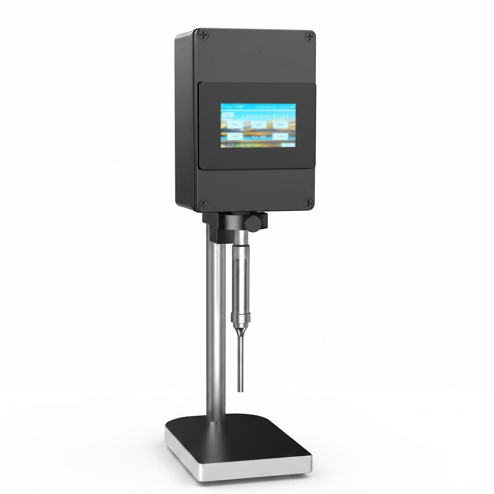 Homogenizator Lab 20 kHz, Sonda Tytanowa Regulowany Statyw | Laboratoryjny procesor próbek, dyspergator cieczy, emulgator, mieszadło, sprzęt badawczy, stół testowy, przyrząd do