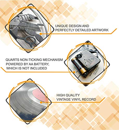 Topvinylshop Native Americans Vinyl Wall Clock - Home Decor Him Her Birthday Christmas Anniversary - Themed Clock For Home Decor - Kids Living Room Kitchen Wall Art - 12 Inches #TOP3