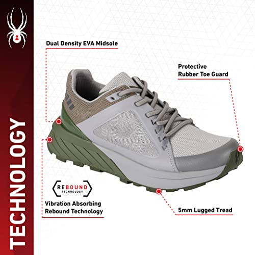 Spyder Men's Trail Running Shoes, Mid Grey, 93