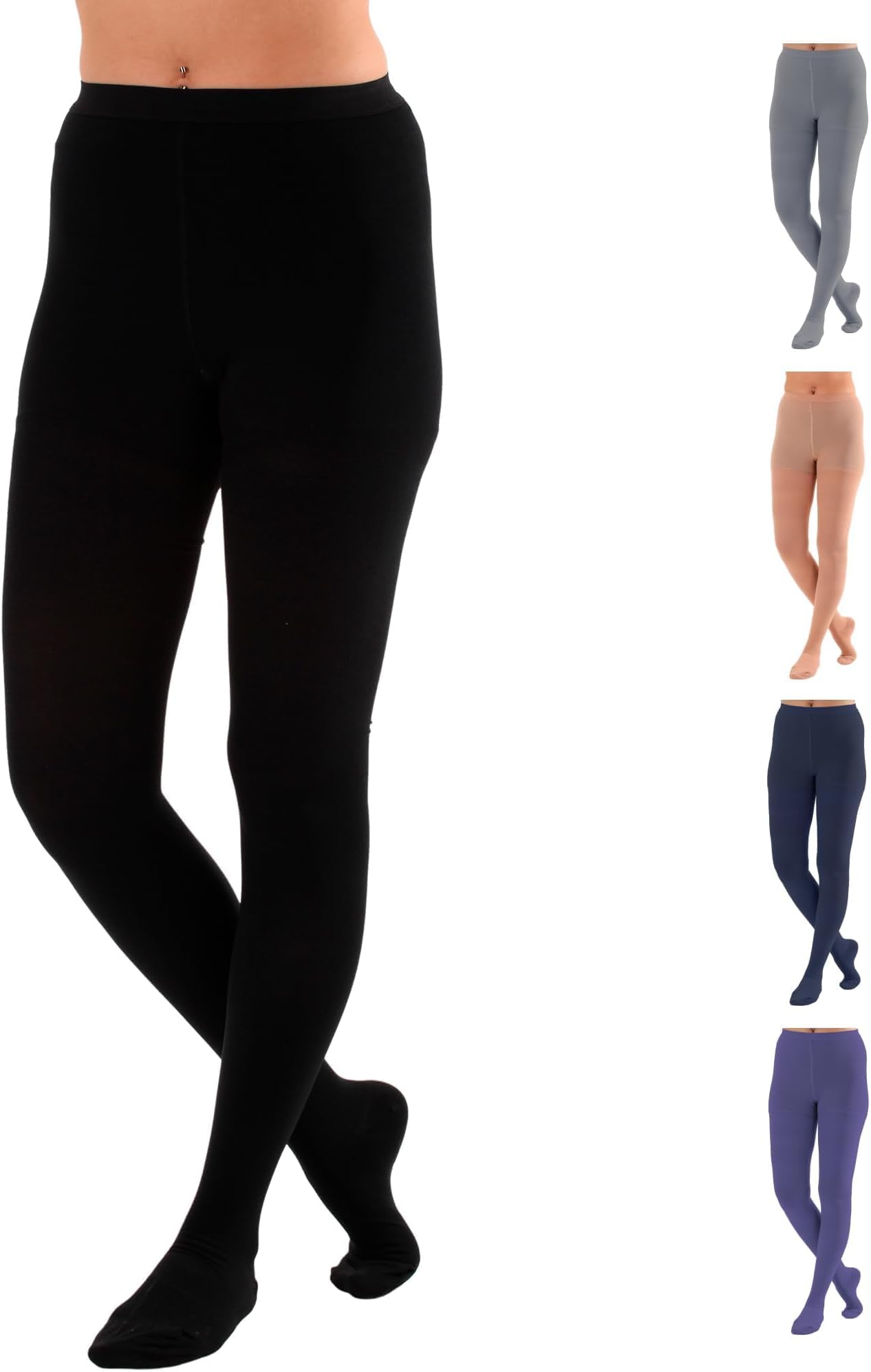 ABSOLUTE SUPPORT womens A204bl medical-compression-tights (pack of 1)