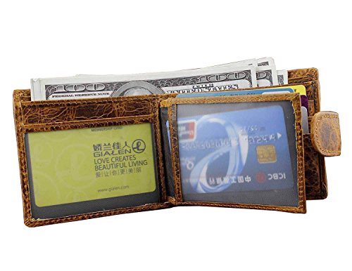 Genuine Leather Men's Wallet Wolf Vintage Bifold Cowhide Purse Money Clip #TOP4