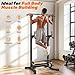 Sportsroyals Pull up Bar, Multi-Function Power Tower Dip Station with Upgraded Adjustable Foot Cover Equipment for Home Gym,360LBS