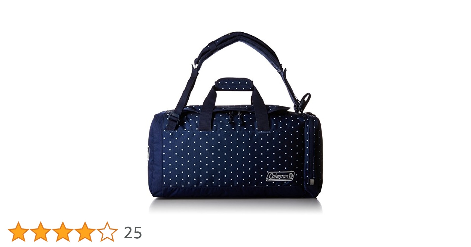 ア*ノ様 Coleman コールマン TRAVEL 3wayボストンバッグ SM Amazon | 3ウェイボストン SM (ネイビードット) | Coleman