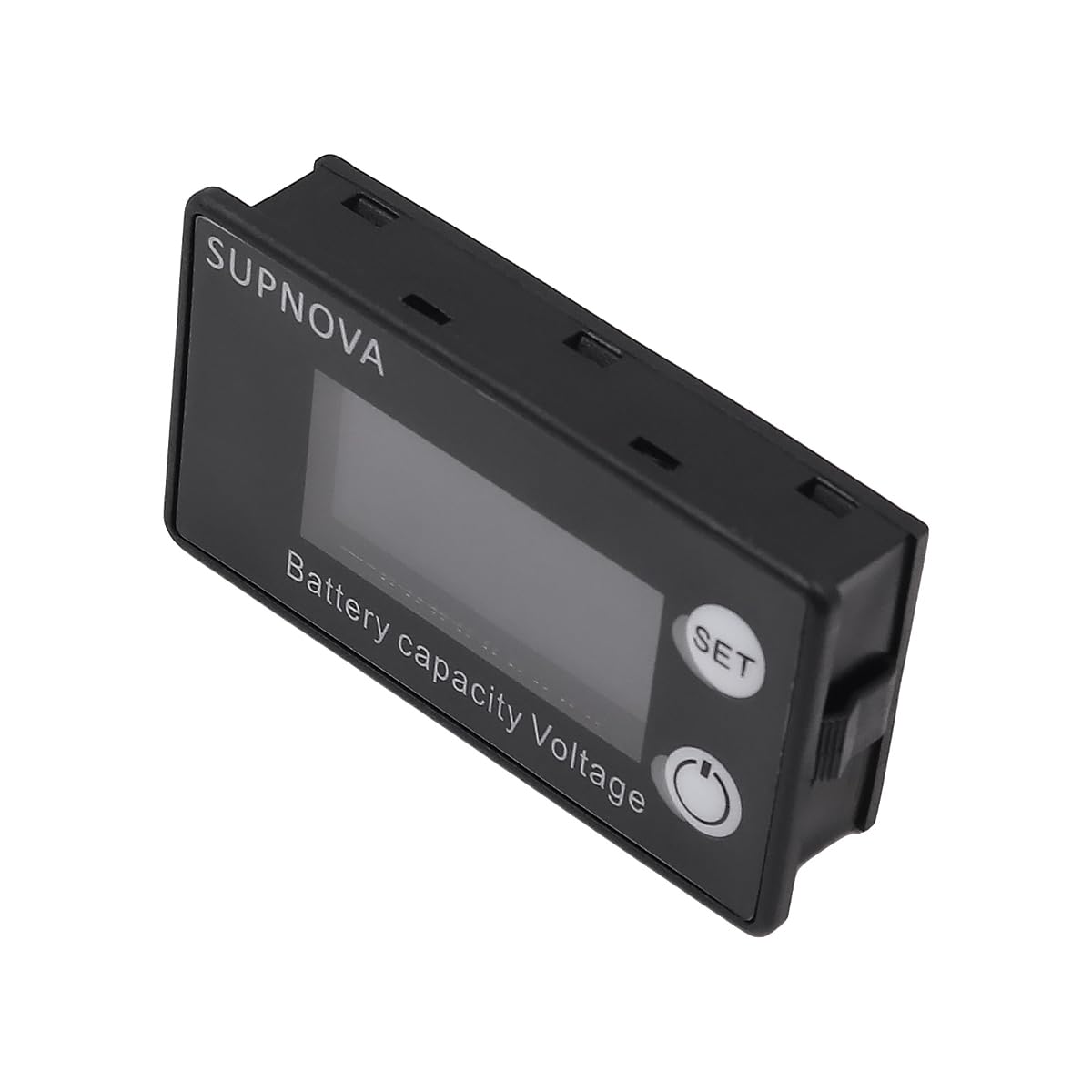 POFET Moniteur de batterie12V 24V 36V 48V 60V 72V 84V 8-100V LCD Capacité de Batterie numérique Testeur de pourcentage de capacité restante avec Alarme sonore et température