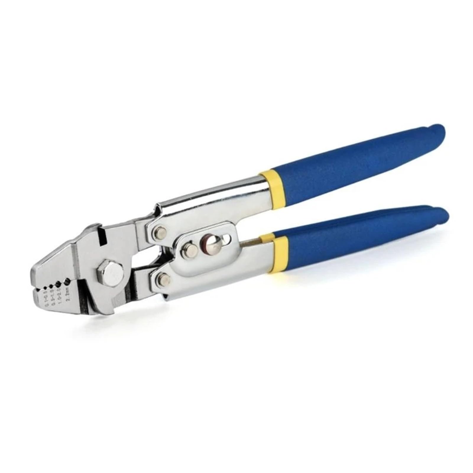Pinza Crimpatrice 652F Strumento for crimpare fune metallica for ringhiera del cavo Strumento for pressare a mano for maniche ovali in alluminio Pinza a doppia ghiera
