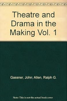 Paperback Theatre and Drama in the Making Vol. 1 Book