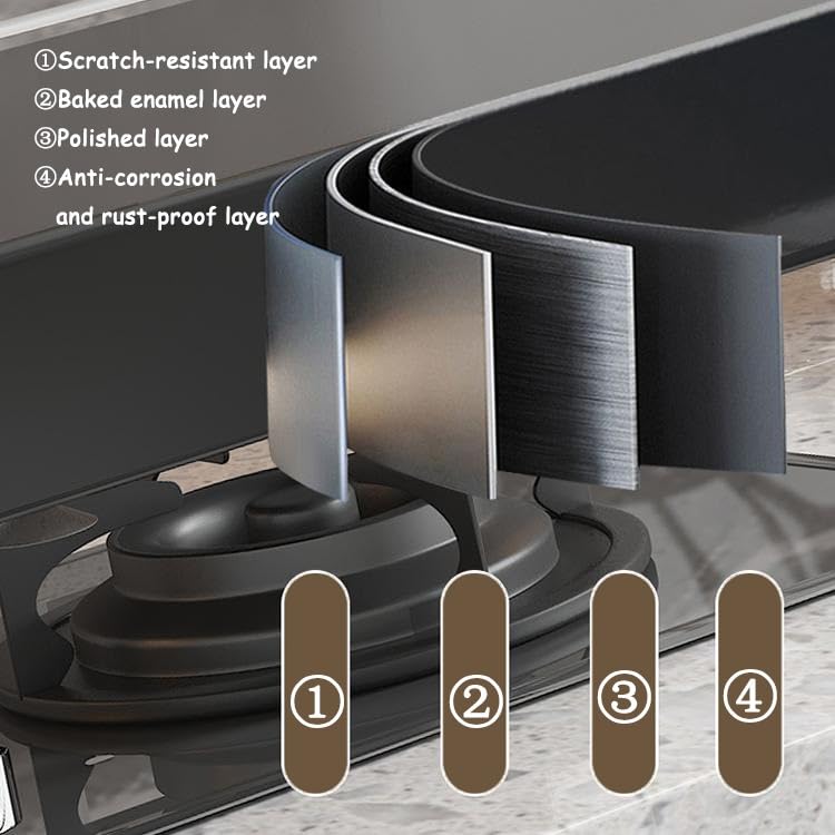 Couvre plaque de cuisson gaz étagère rangement protection cuisine