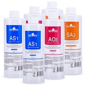YMEYFAN Hydrate Solution for Facial AS1 SA2 AO3 for Hydrogen Oxygen Facial Machine Professional, Aqua Peeling Solution Hydrate Serums for Facial Cleansing, Face Skin Care, Hydrating (400ml/6Pcs)