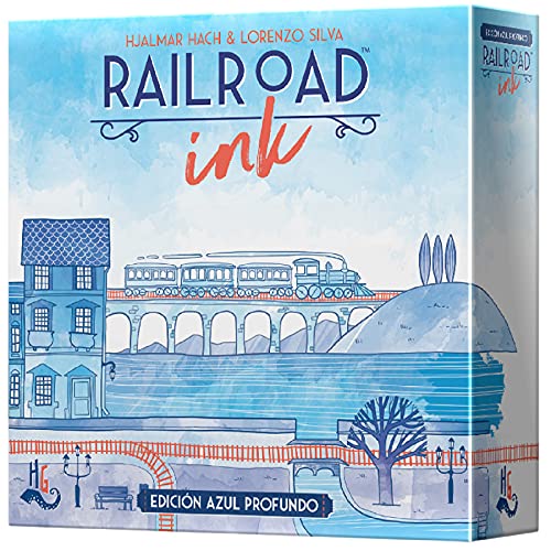Asmodee Railroad Ink: Edición Azul Profundo - Español