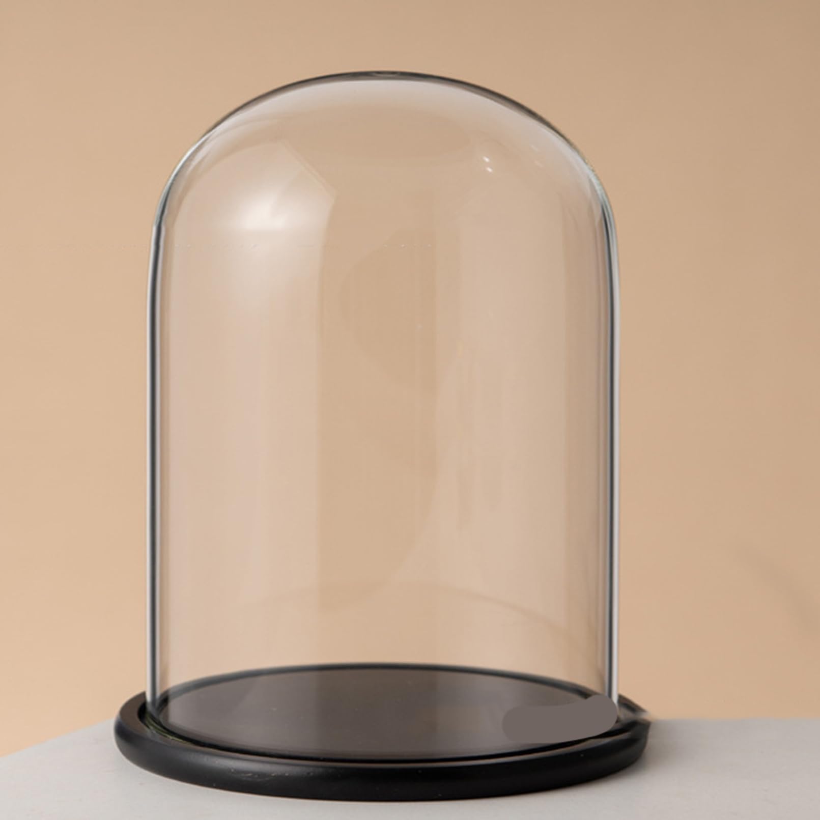 Amazon.co.jp: MJKQ9 ガラスドーム 透明 円柱 18*22CM ディスプレイ