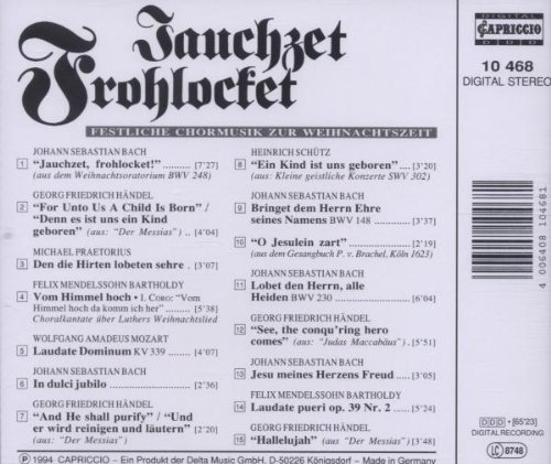 Miniatura 2 de Jauchzet Frohlocket Christmas Choruses