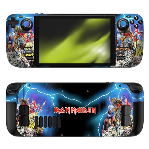Autocollant Steam Deck Iron Maiden skin vinyle protection console portable