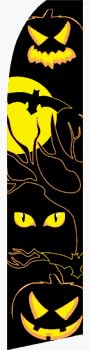 NEOPlex - Halloween Eyes Swooper Feather Flag