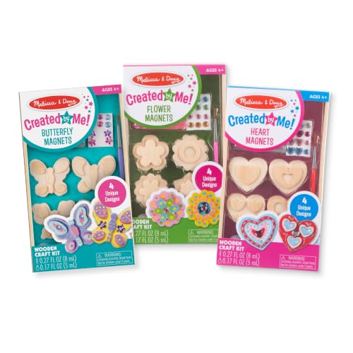 Melissa & Doug Decorate-Your-Own Wooden Magnets Craft Kit Bundle - image 1