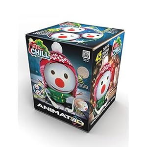 ANIMAT3D Mr. Chill Talking Animated Snowman with Built in Projector & Speaker Plug’n Play