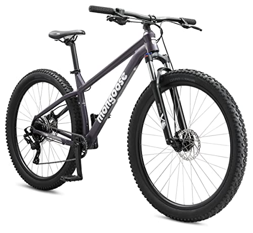 Mongoose Switchback Mountain Bike for Men and Women, 8 to 10-Speed Drivetrain with Trigger Shifters, 27.5 to 29-Inch Whe - Detailed View