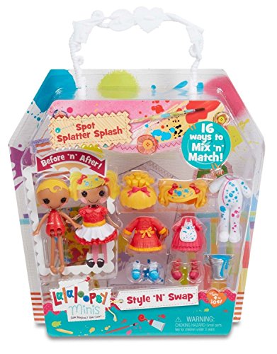 Lalaloopsy Minis Style 'N' Swap Doll- Spot Splatter Splash