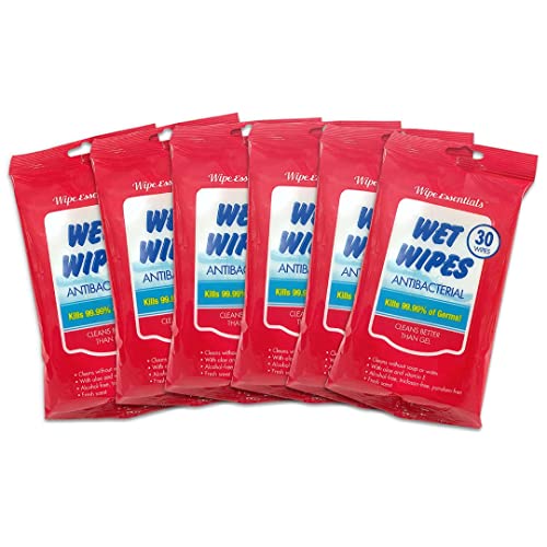 WipeEssentials Hand Wipes, Alcohol-Free with Aloe Vera and Vitamin E - 360 wipes - 12 Packs of 30ct Wipes for Adults and Kids, Travel Essentials WipeEssentials Hand Wipes, Alcohol-Free with Aloe Vera and Vitamin E - 360 wipes - 12 Packs of 30ct Wipes for Adults and Kids, Travel Essentials