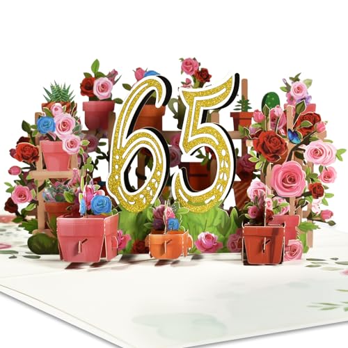 Magic Ameisen Celebrating 65 Glorious Years – Carte de vœux pour 65e anniversaire – Un jalon de diamant d'amour et de solidarité – Carte pop-up polyvalente pour 65e anniversaire, 65e anniversaire Magic Ameisen Celebrating 65 Glorious Years – Carte de vœux pour 65e anniversaire – Un jalon de diamant d'amour et de solidarité – Carte pop-up polyvalente pour 65e anniversaire, 65e anniversaire