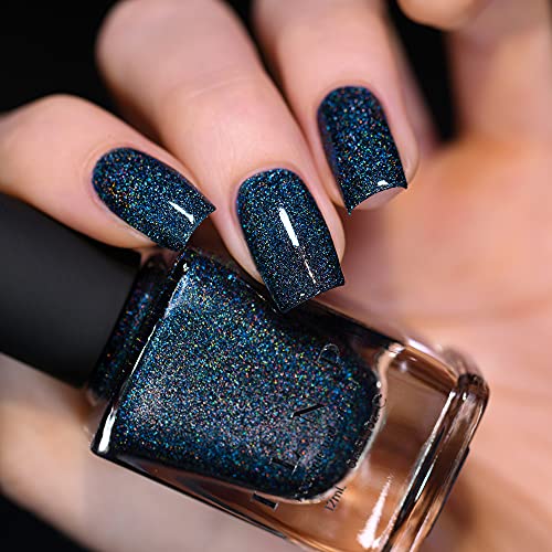 Image of ILNP Skyline - Midnight Sapphire Blue Ultra Holo Nail Polish