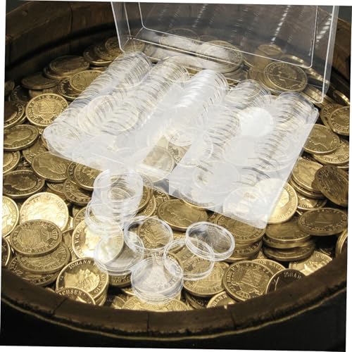 Set organizador de monedas TEHAUX compacto y transparente miniatura 6