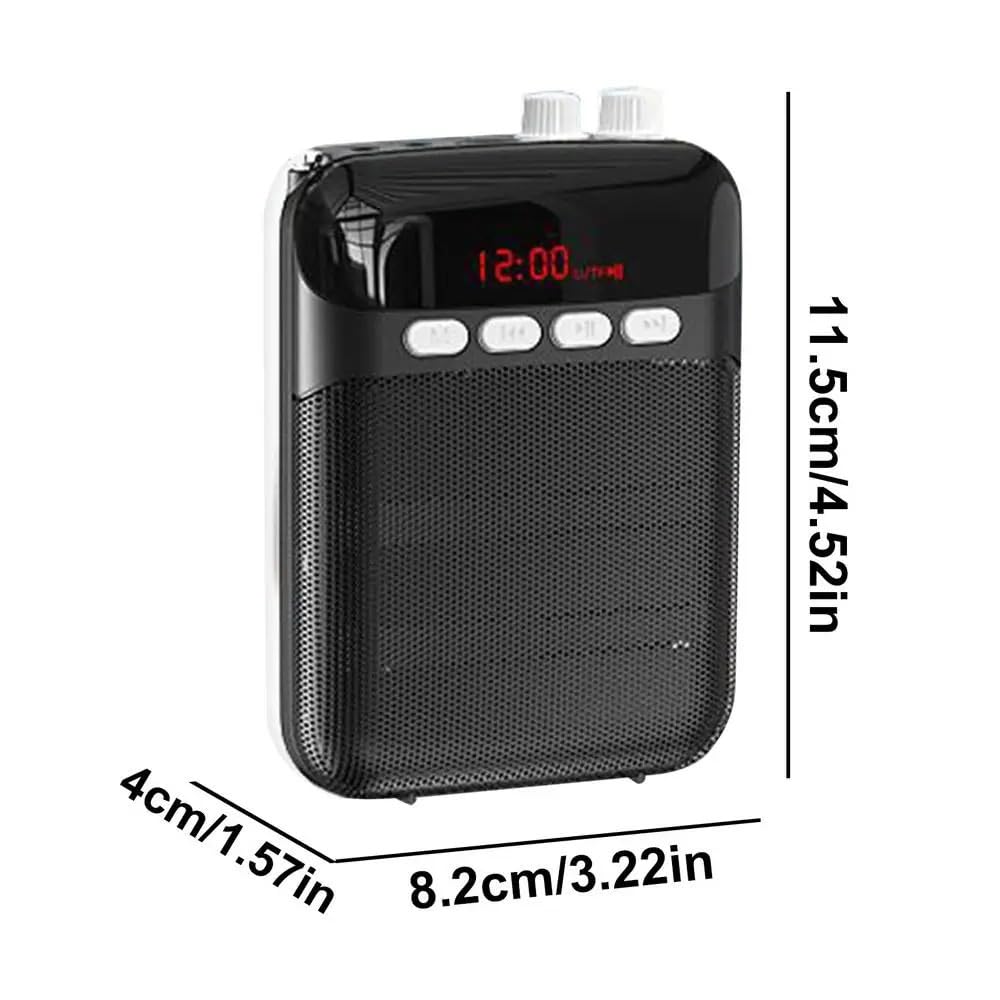 Amplificatore vocale, Amplificatore vocale Ricaricabile for Insegnanti Sistema PA Altoparlante con Suono Chiaro Batteria a Lunga Durata