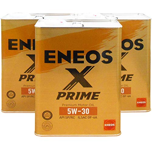 ENEOS X PRIME エンジンオイル 5W-30 SP/RC GF-6A 4L×3缶