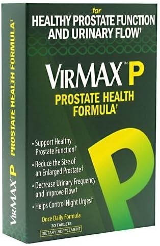 VirMax P Prostate Health, 30 Tablets (6 Pack) by VirMax