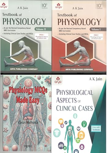 Image of Textbook Of Physiology 10ed With Physiology MCQs Made Easy