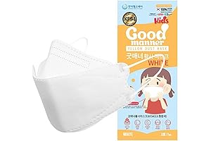 KF94 Kids Masks 20-Pack: Breathable Disposable Face Masks for Children (4-12 Years Old)