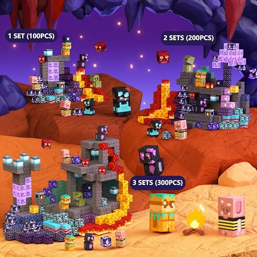 GobiDex Magnetic Blocks Building Toys Kids STEM Sensory Gift for Halloween - image 2