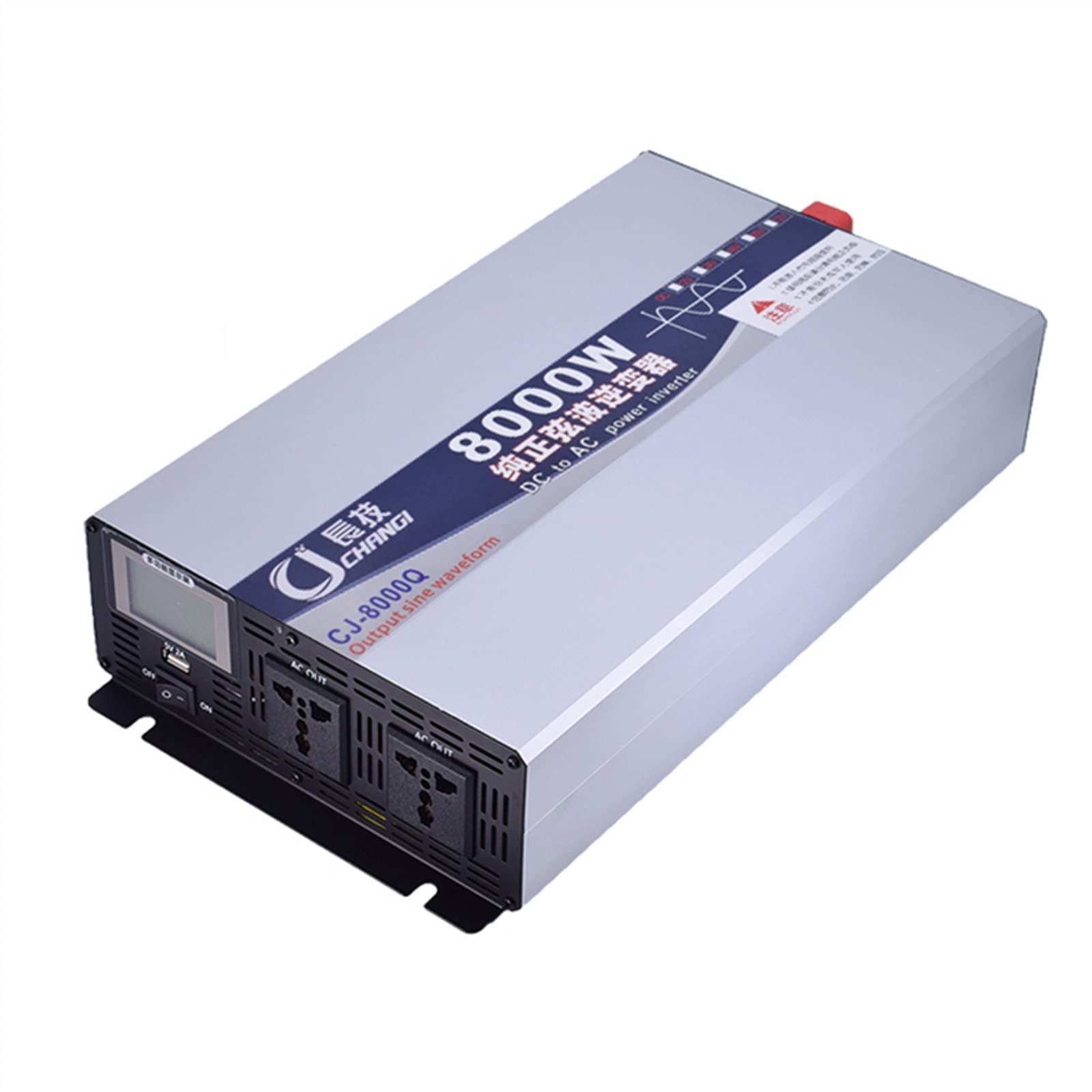 Inverter, Inverter Corrente a onda pura 4000W/5000W/6000W/8000W (valore di picco) Trasformatore CC 12V/24V/48V/60V a CA Inverter a onda sinusoidale Automobile, Automobile domestica ,Ricarica di più di