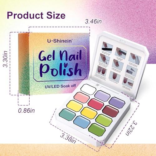 Set de Gel para Uñas Degradado 24 Colores miniatura 7