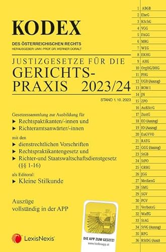 Preisvergleich Produktbild KODEX Gerichtspraxis 2023 / 24 - inkl. App