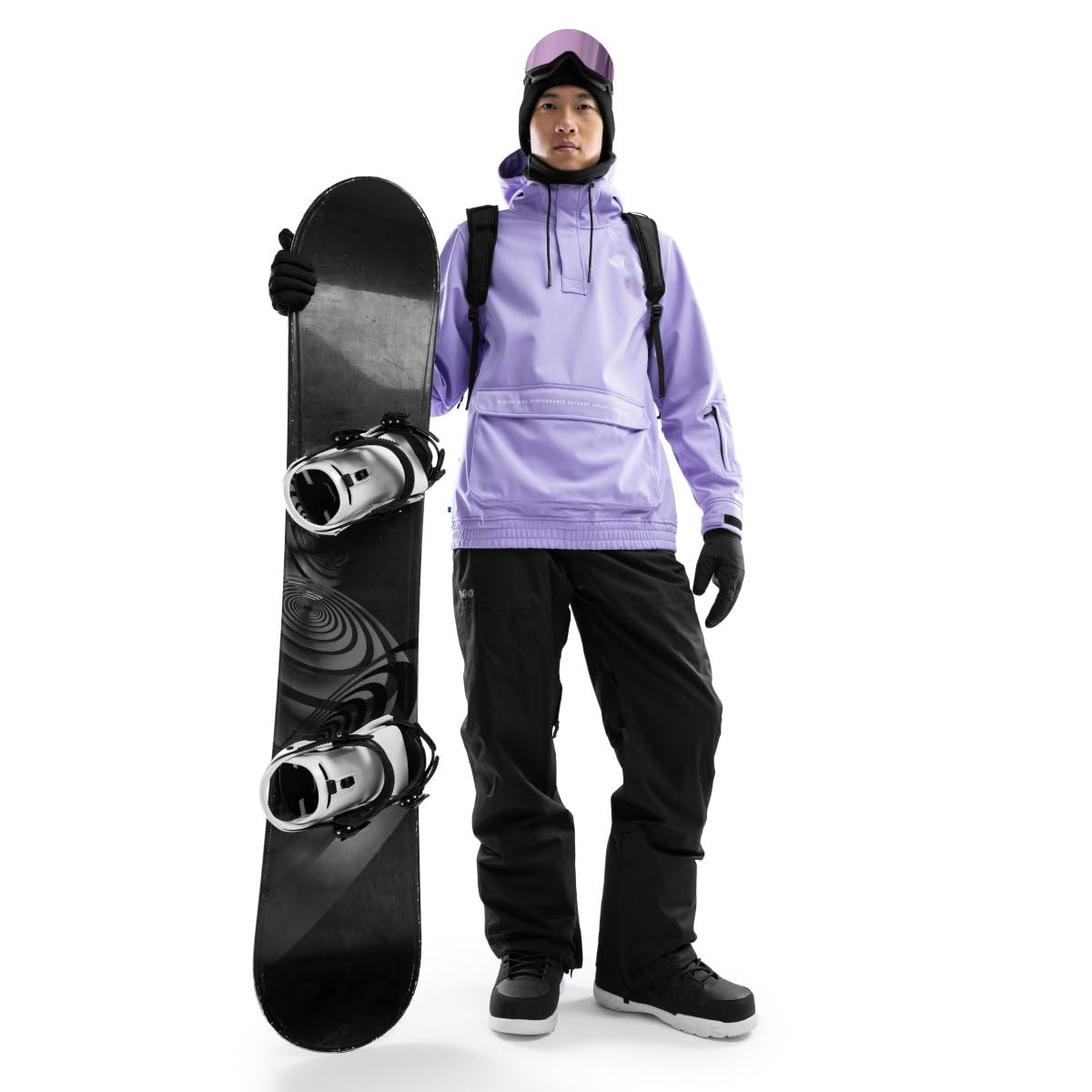 SIROKO - Giacca da Snowboard con Tasca a Marsupio W3 Halti