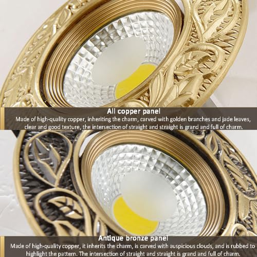 Évitez les reflets agressifs avec ce luminaire encastré à LED orientable et variable