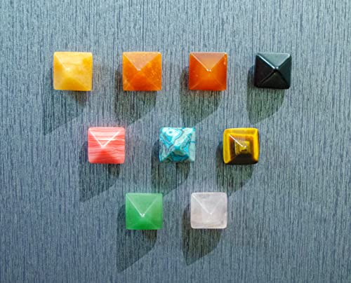 Imanes de cristal para refrigerador 9 piezas coloridos miniatura 5