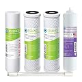 APEC Water Systems FILTER-SET-ESPHUV-SSV2 High Capacity Replacement Filter Set for Essence Series ROES-PHUV75 Reverse Osmosis Water Filter System Stage 1-3, 5&7