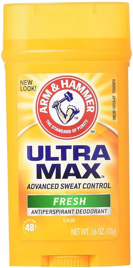 Arm & Hammer Deodorant 2.6 Ounce Solid Ultra Max Fresh (Wide) (76ml) (2 Pack) - image 2
