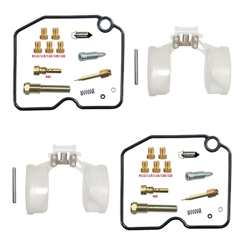 Kit réparation carburateur W650 moto BJ650 1999-2006 pièces flotteur carburant 650 cc