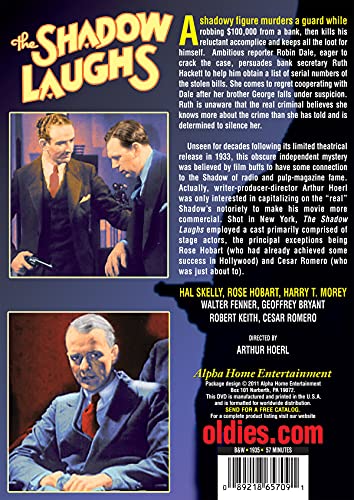DVD Shadow Laughs 1933 Region 1 Película Clásica de Misterio Pre-Code 4