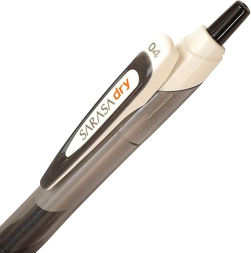 Miniatura 3 de Sarasa Zebra - Bolígrafo de tinta de gel seco de 0.016 in, colores surtidos de 5 ejes, con tinta negra y roja con tinta roja, con lápiz digital