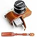 Produktbild First2savvv XJD-EPL7-D09S09 Gehäusehälfte präzise Passform PU-Leder Kameratasche Fall Tasche Cover für Olympus PEN E-PL7 EPL7 mit Kameragurt