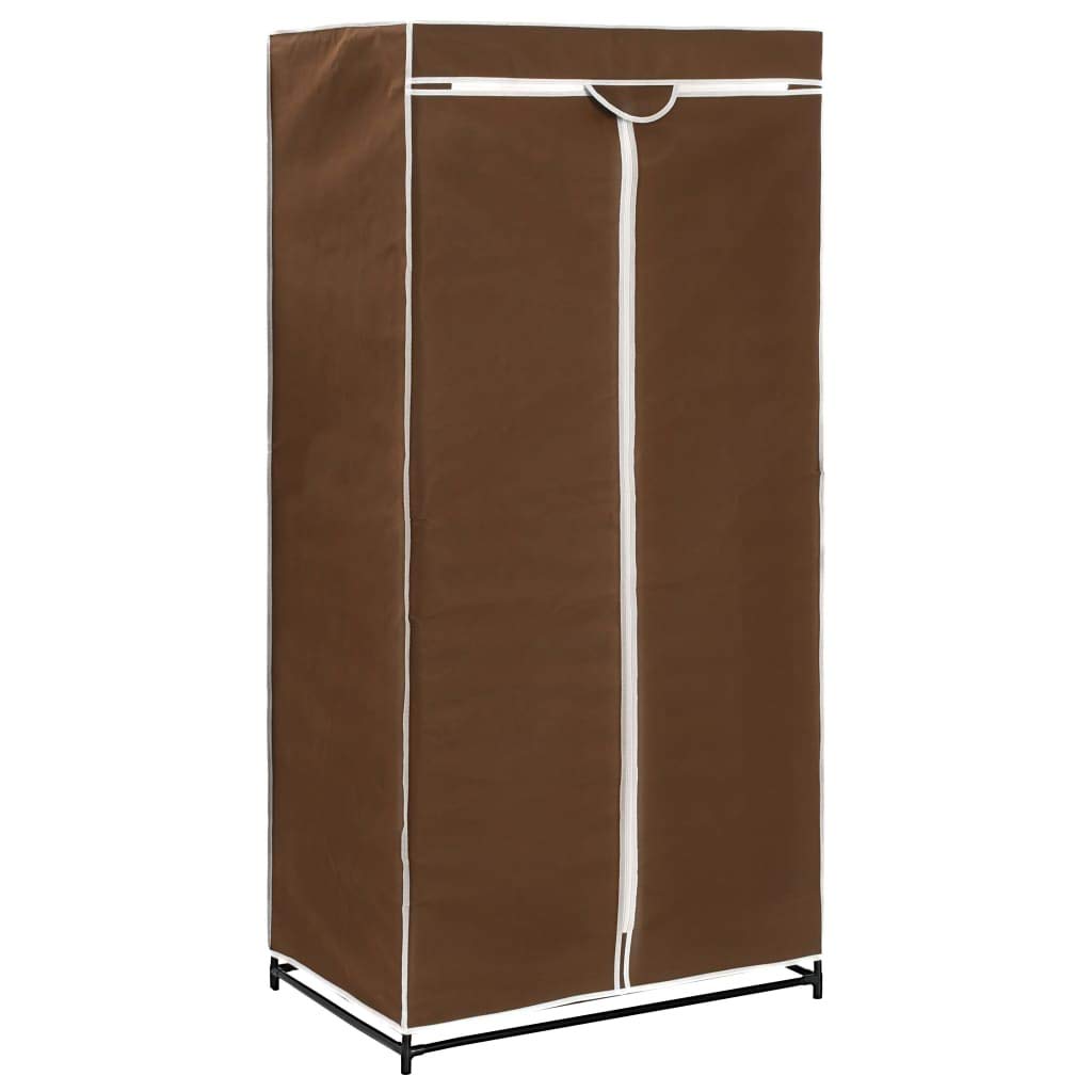 ShGaxin Armadio marrone 75 x 50 x 160 cm, Armadi Camera da letto, Armadio Tessuto, Spogliatoi Armadi Aperti, Organizzatore di Armadietto, Armadio per Stanza